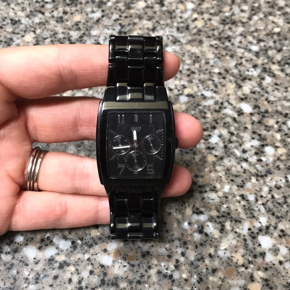 Guess Other - Rare black Steel GUESS watch-final price!!!!!